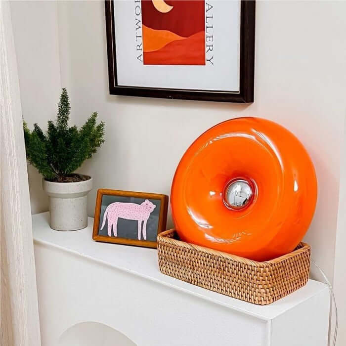 Bauhaus donut væg- og bordlampe