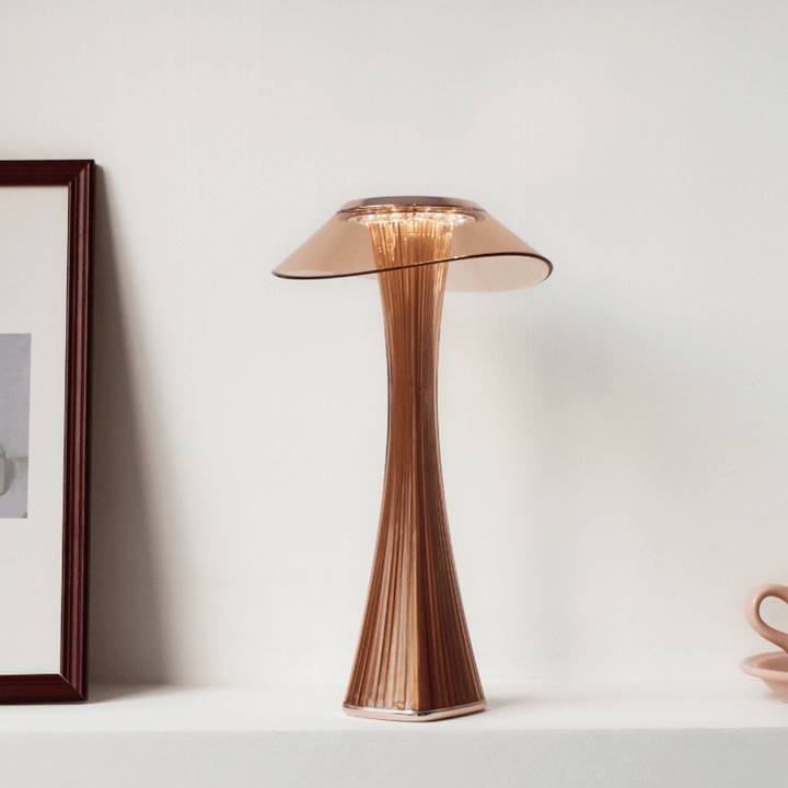 Krystallampe - LED bordlampe i diamantdesign