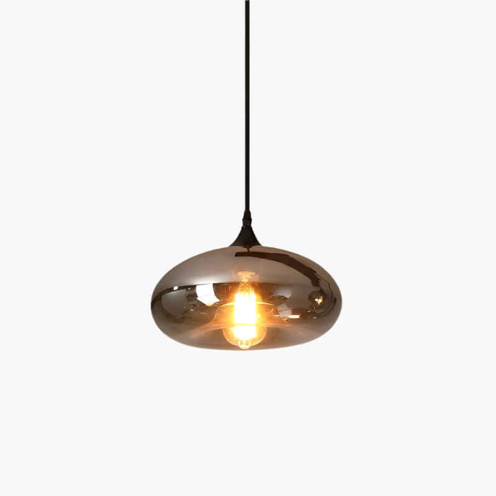 Moderne Glasflaske Pendellampe