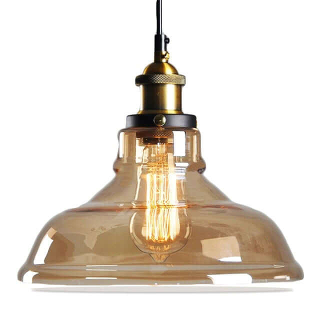 Vintage-inspirerede glaspendel lamper til soveværelset