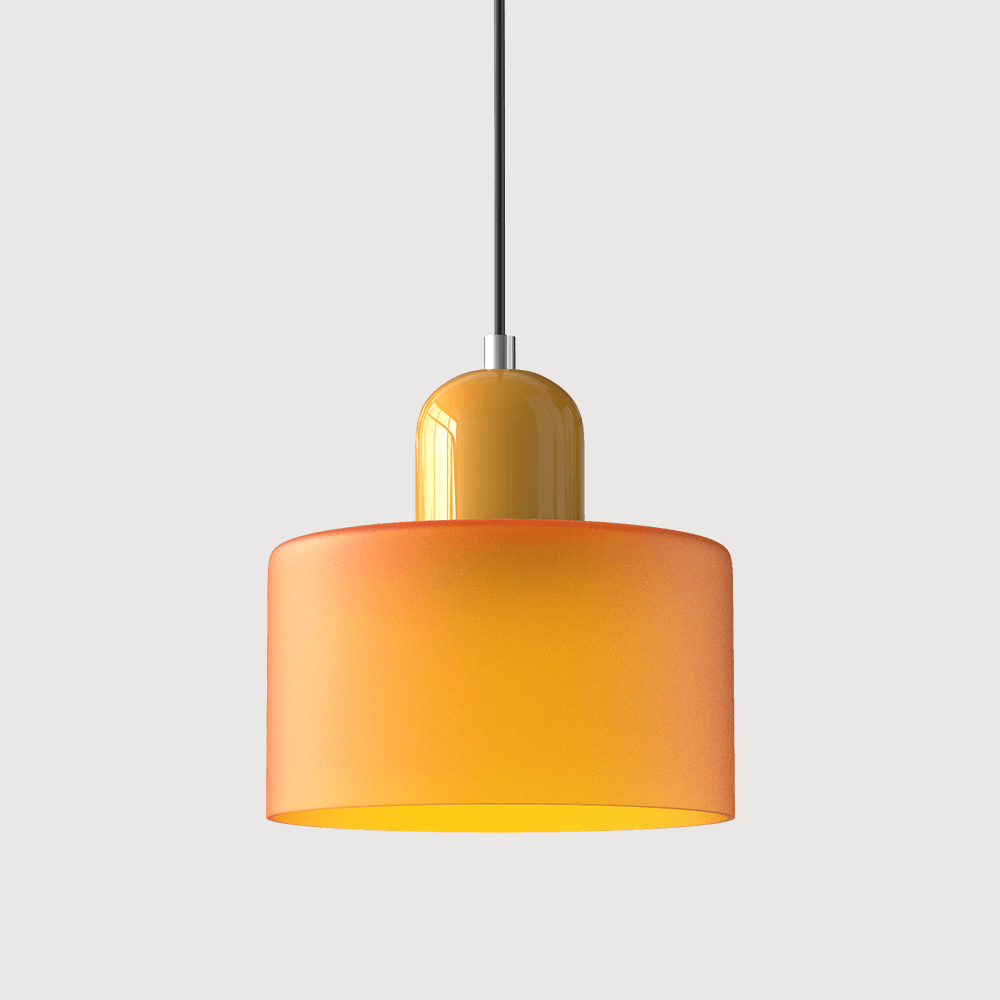 Moderni lasinen Bauhaus-tyylinen riippuvalaisin