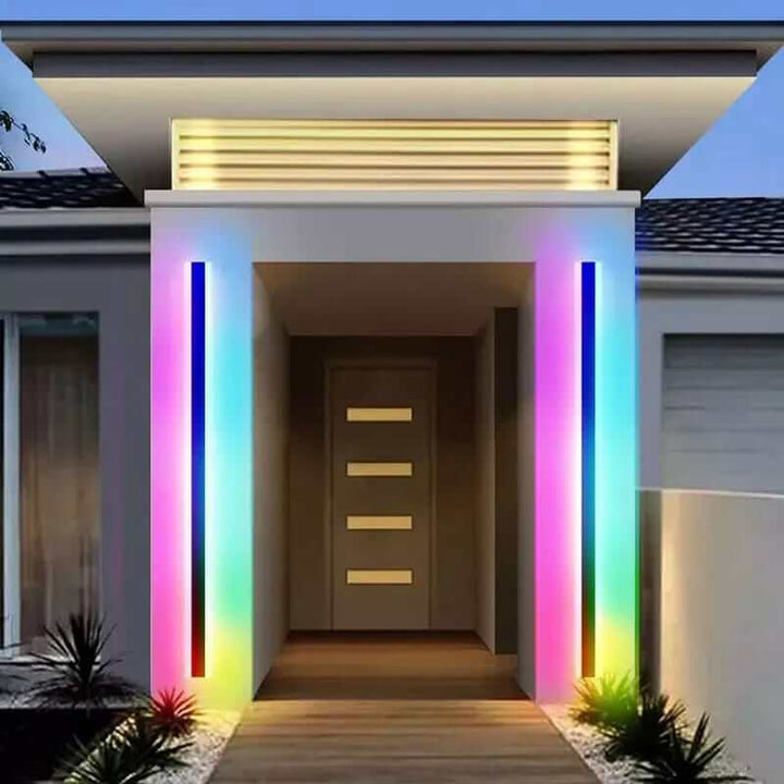 Moderne LED-væglampe - Stribet design