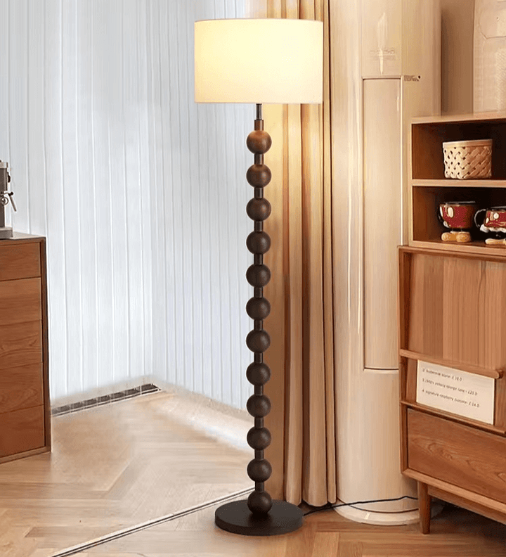 Japandi Gulvlampe Fod, Træ