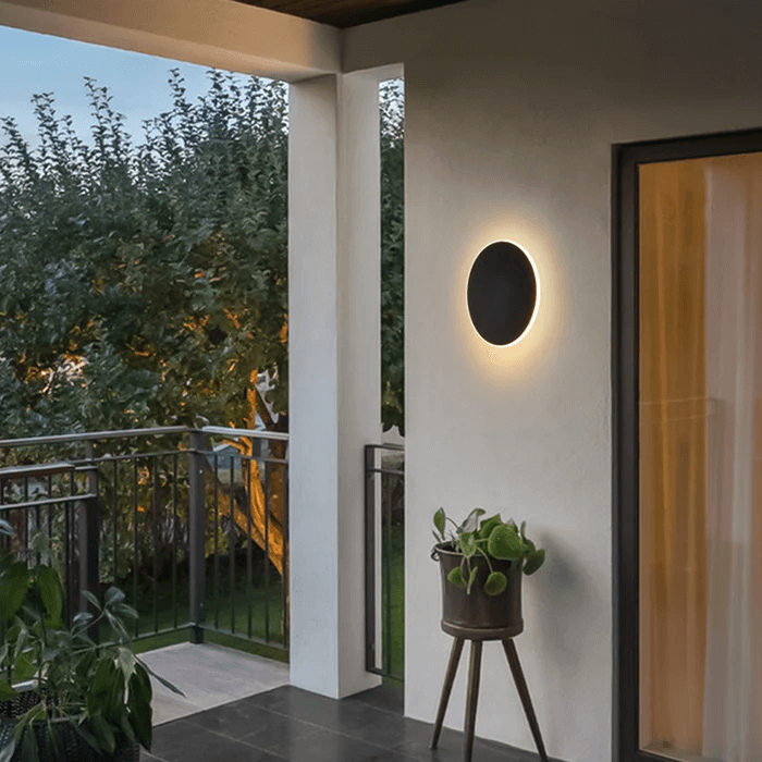 Minimalistisk LED-udendørs væglampe