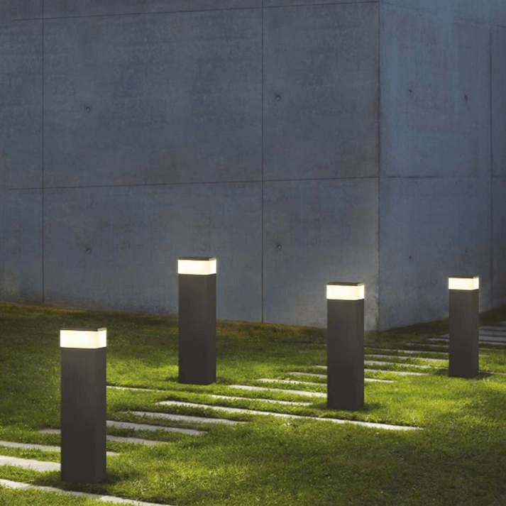 Moderne LED-udendørsarmatur i metal