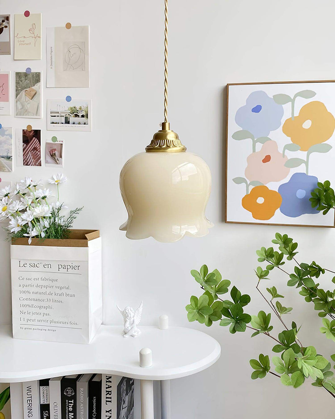 Lampe skaber en følelse af natur