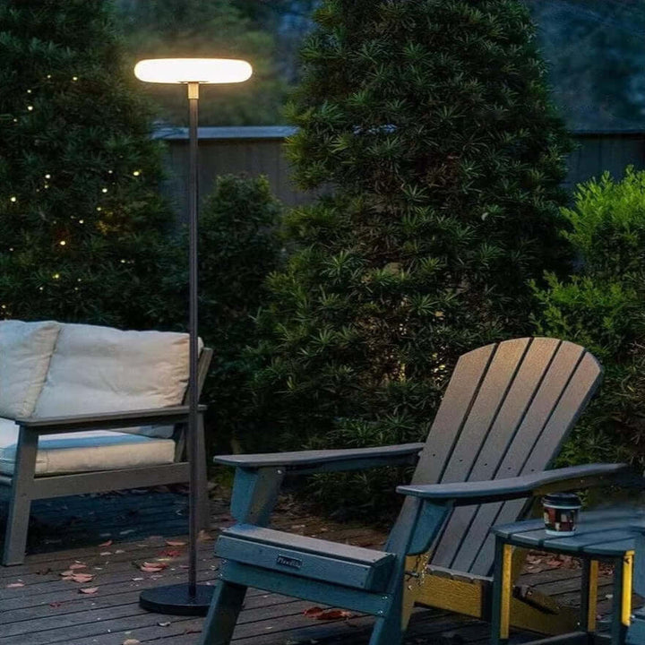 Udendørs solcellelampe - Moderne stolpe