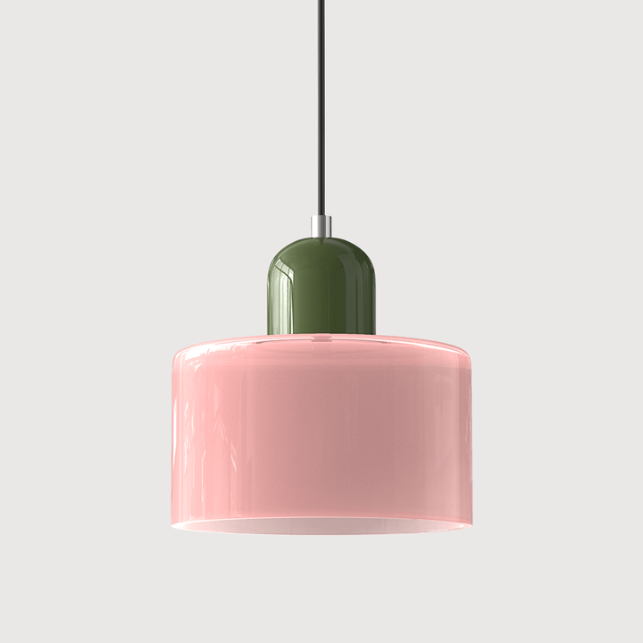 Moderni lasinen Bauhaus-tyylinen riippuvalaisin