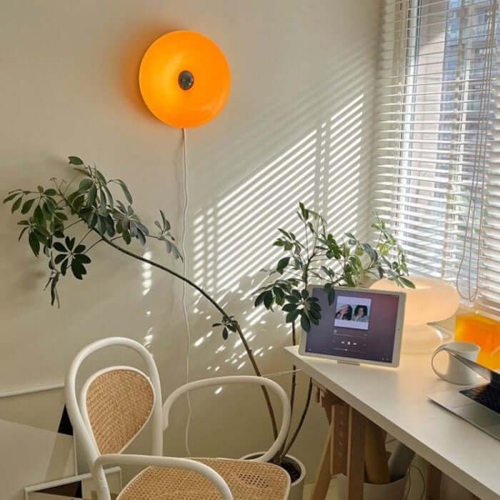Bauhaus donut væg- og bordlampe