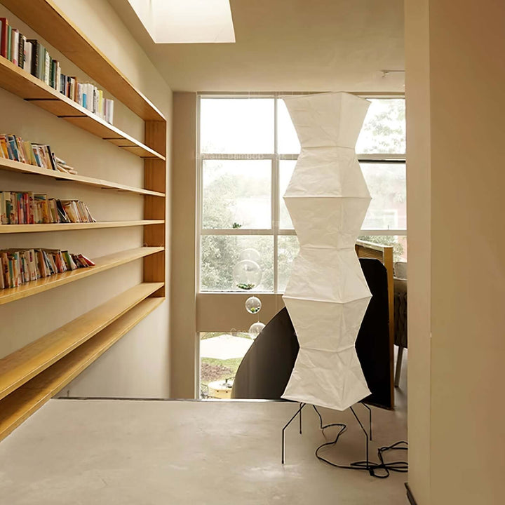 Lampadaire En Papier De Riz