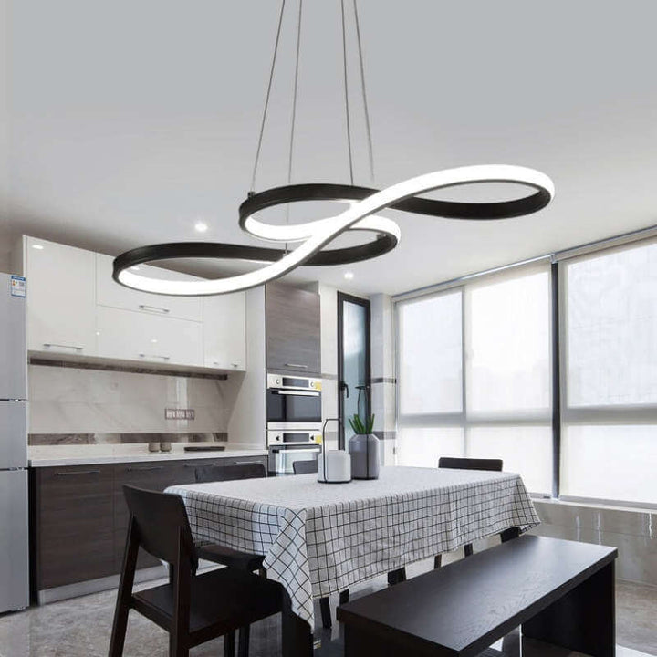 Moderne LED musiknode loftlampe