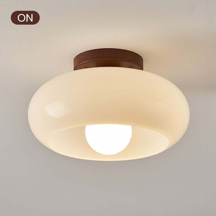 Hvid vintage lille loftslampe til entréen