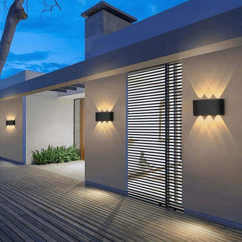 Udendørs LED-væglampe, Vandtæt Aluminium