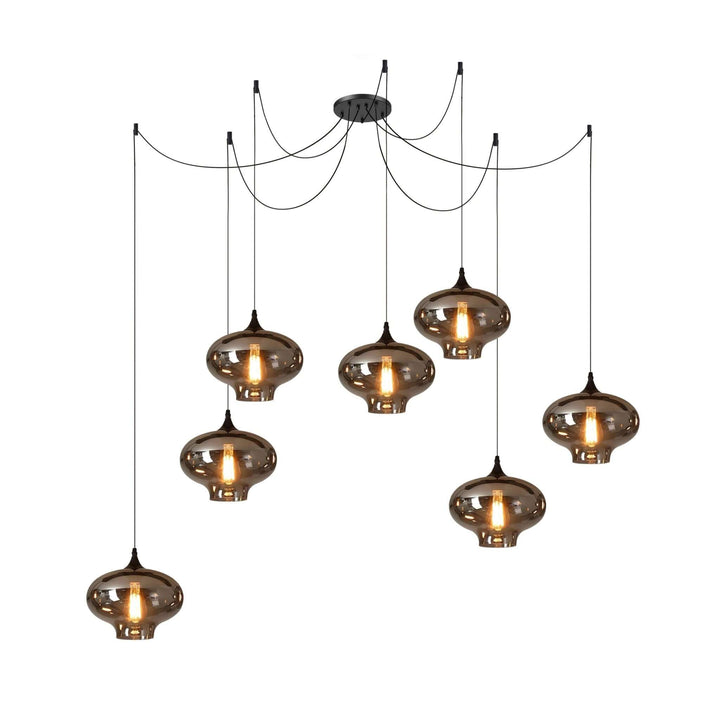 Moderne Glasflaske Pendellampe