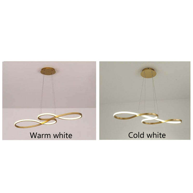 Moderne LED musiknode loftlampe