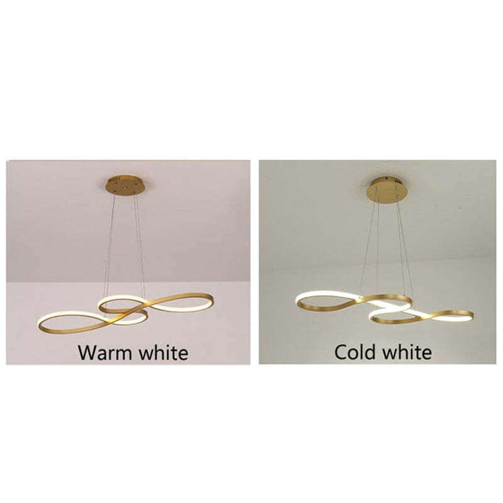 Moderne LED musiknode loftlampe