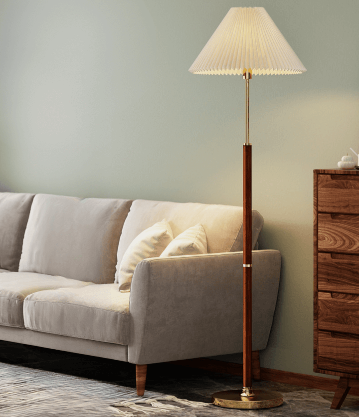 Moderne Rispapirlampe - Gulvlampe