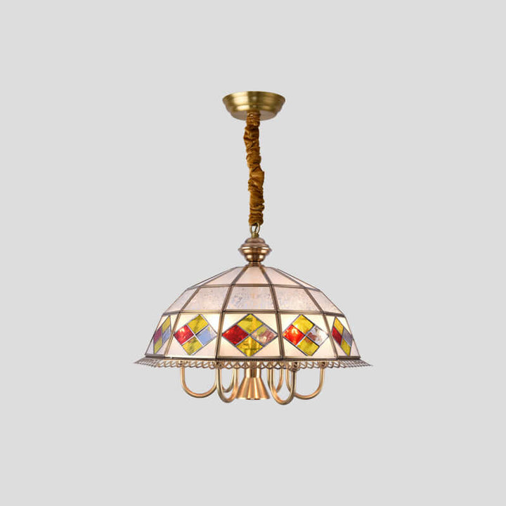 Nikkel Geometrisk Loftlampe Design