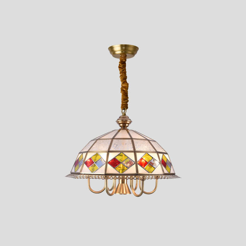 Nikkel Geometrisk Loftlampe Design