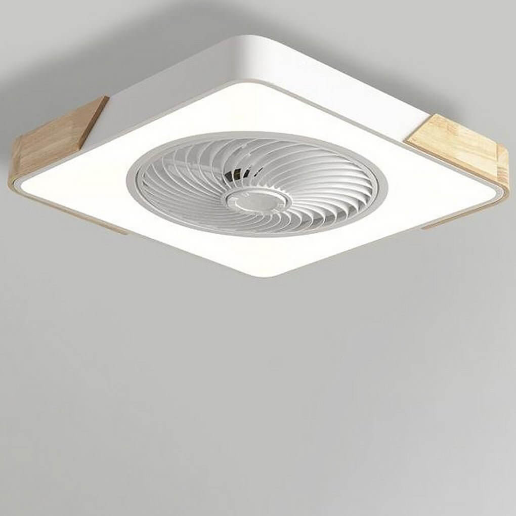 Moderne LED-loftventilator med fjernbetjening – dæmpbar