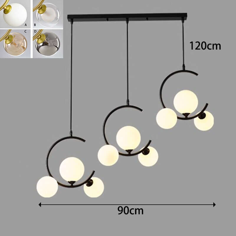 Moderne LED-pendellampe til indretning