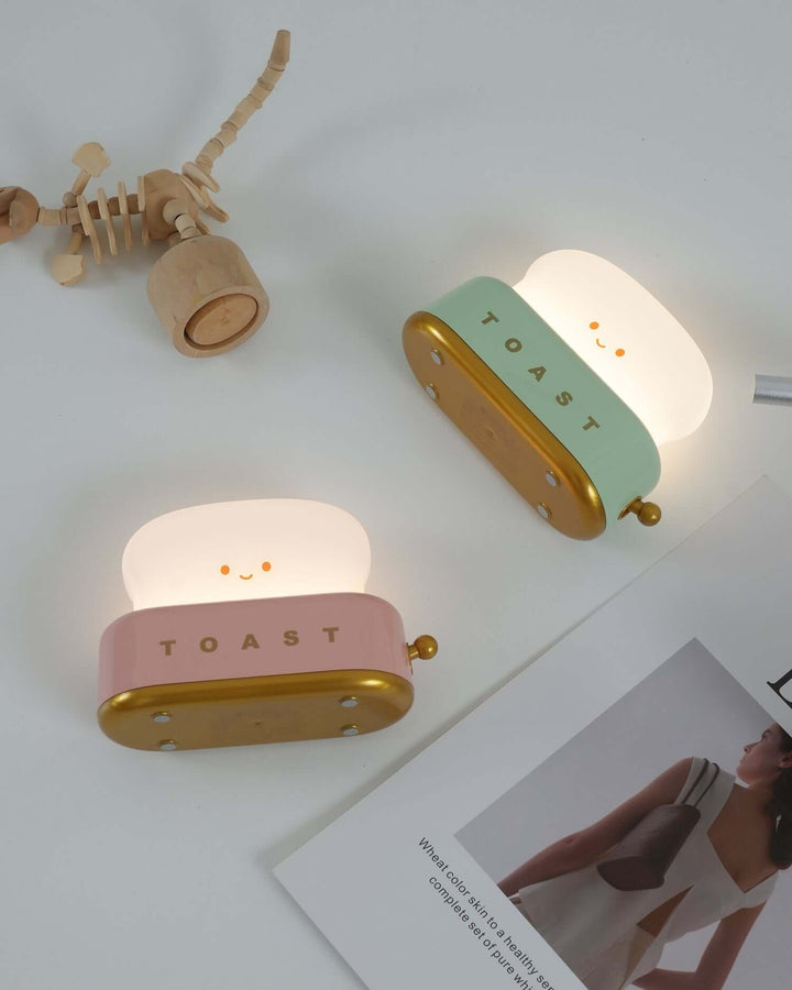 Bordlampe Toast-design (integreret batteri)