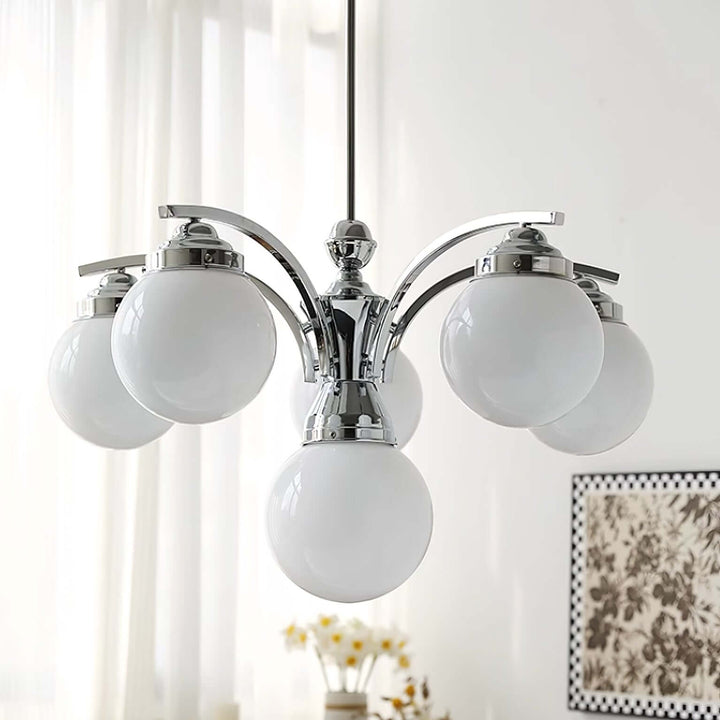 Retro Salamanca Kroonluchter Rond Glas Licht