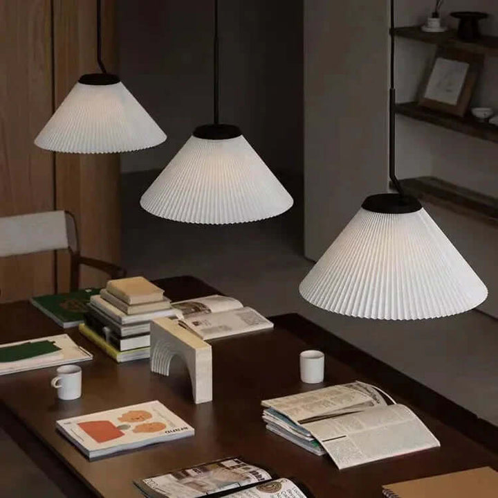 Nordisk Rynket Creme Pendel Lampe