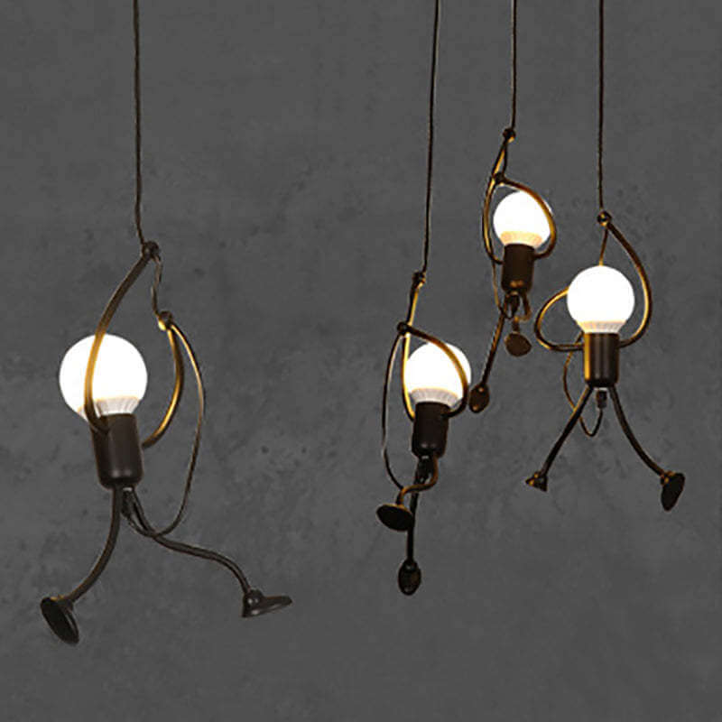 Retro pendel lampe, geometrisk lampe, indretningslys