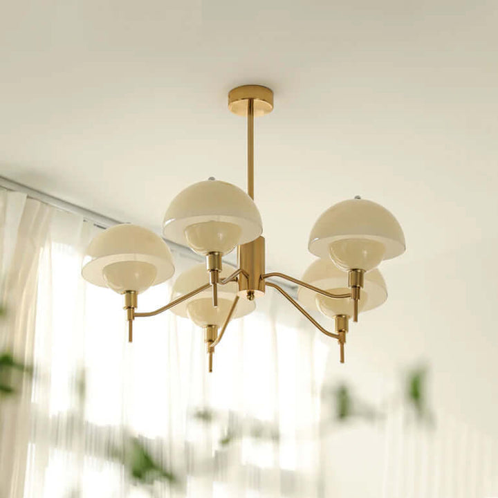 Fransk Boble Loftslampe Creme Elegance