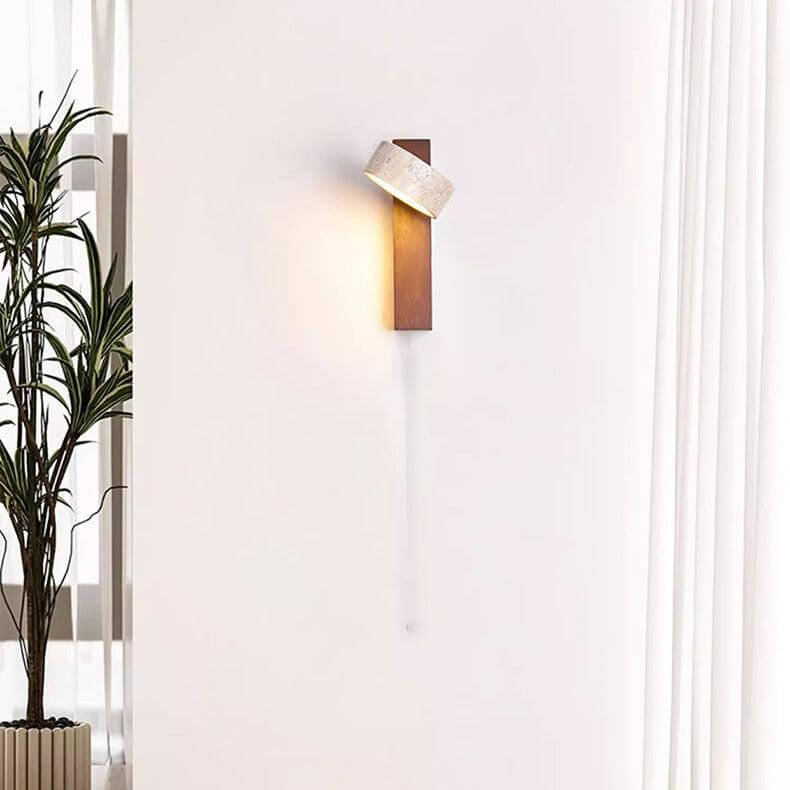 Moderne væglampe med naturligt design
