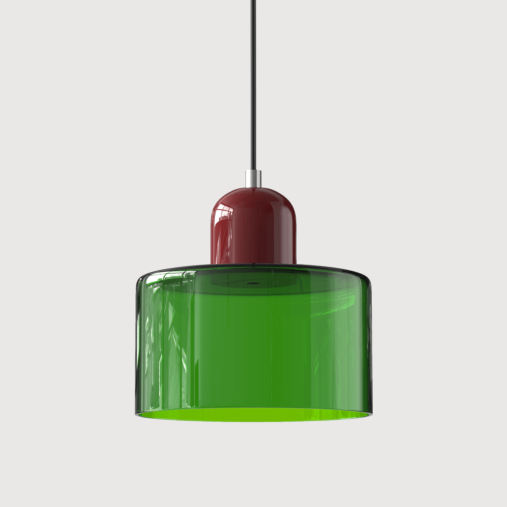 Moderni lasinen Bauhaus-tyylinen riippuvalaisin