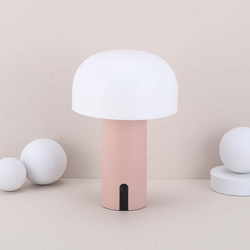 Moderne champignon bordlampe i europæisk design