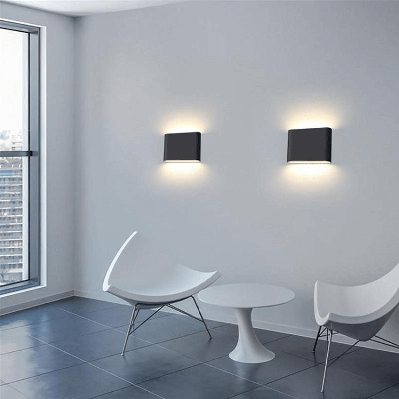 Moderni LED-ulkoseinävalaisin, vesitiivis, ylös-alas-valaistus