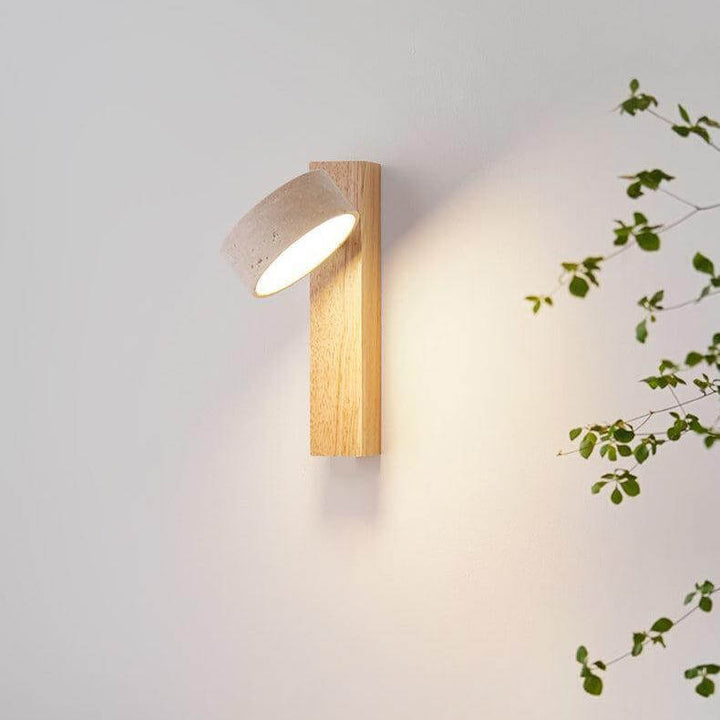 Moderne væglampe med naturligt design