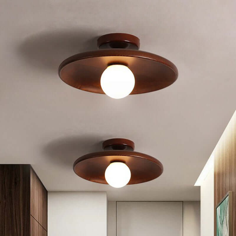 Lavloftet skålformet loftslampe