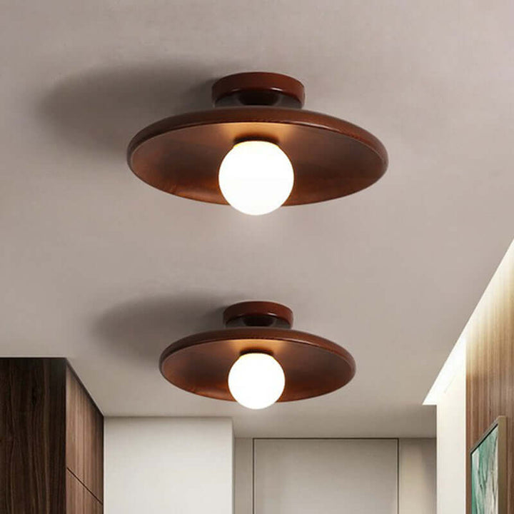 Lavloftet skålformet loftslampe