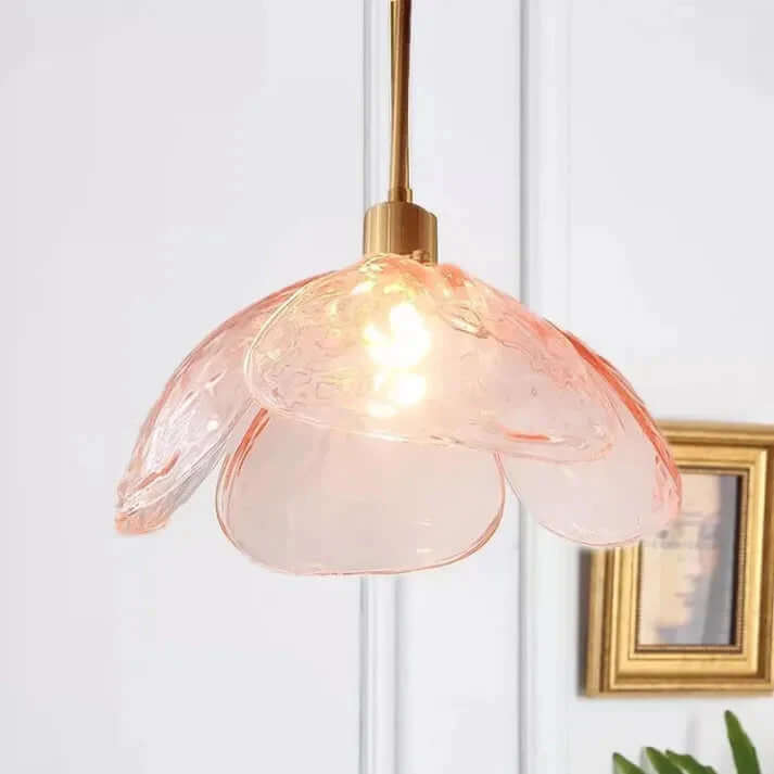 Kreativ blomsterblad pendellampe