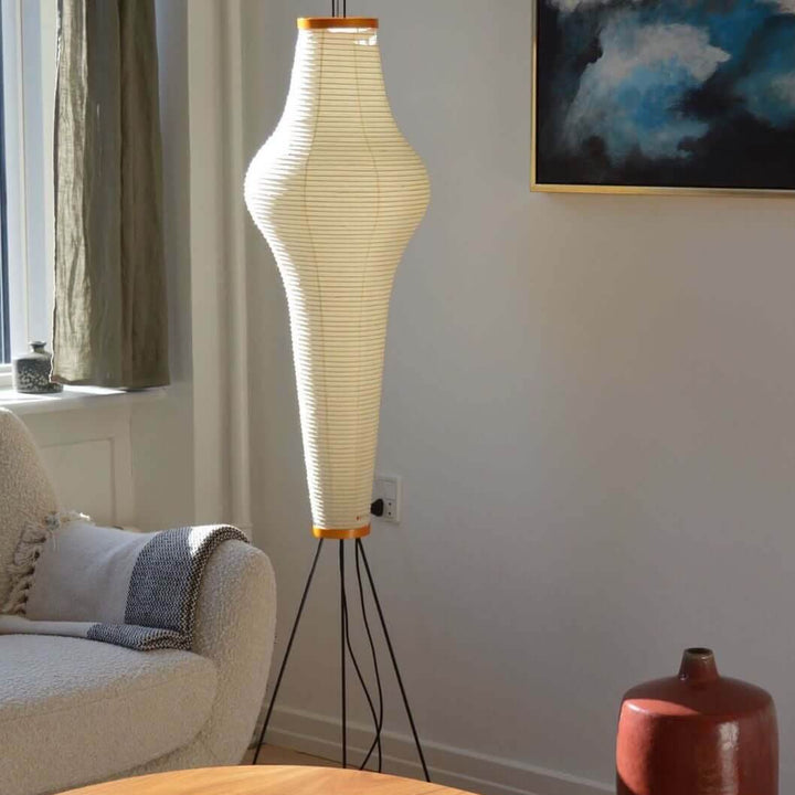 Lampadaire En Papier De Riz
