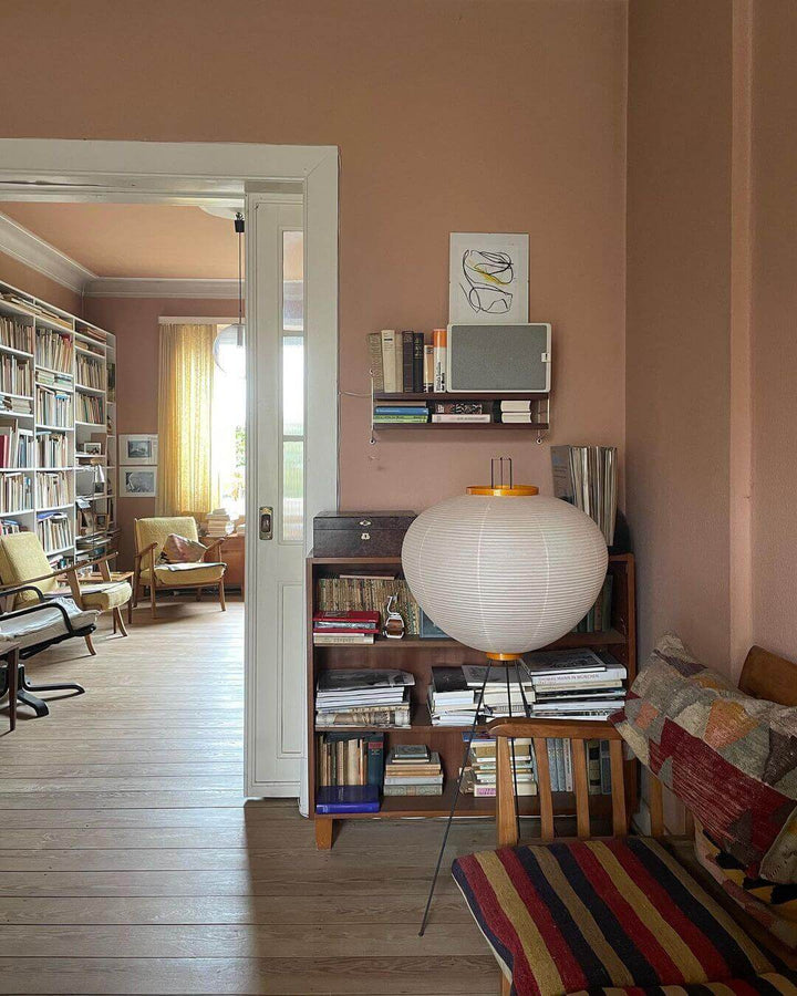 Lampadaire En Papier De Riz