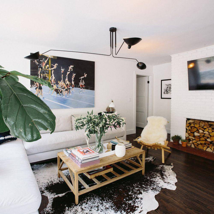 Moderni kattovalaisin säädettävillä varsilla