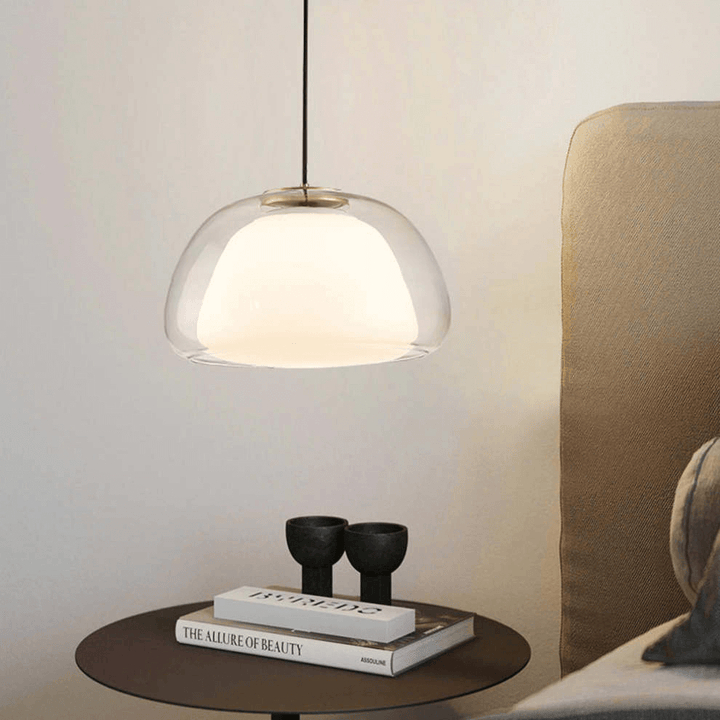 Moderne mælkeglas pendel - Stilfuld lampe til hjemmet