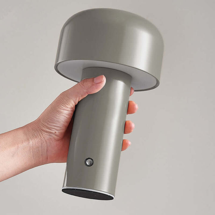 Trådløs bordlampe, italiensk champignon design