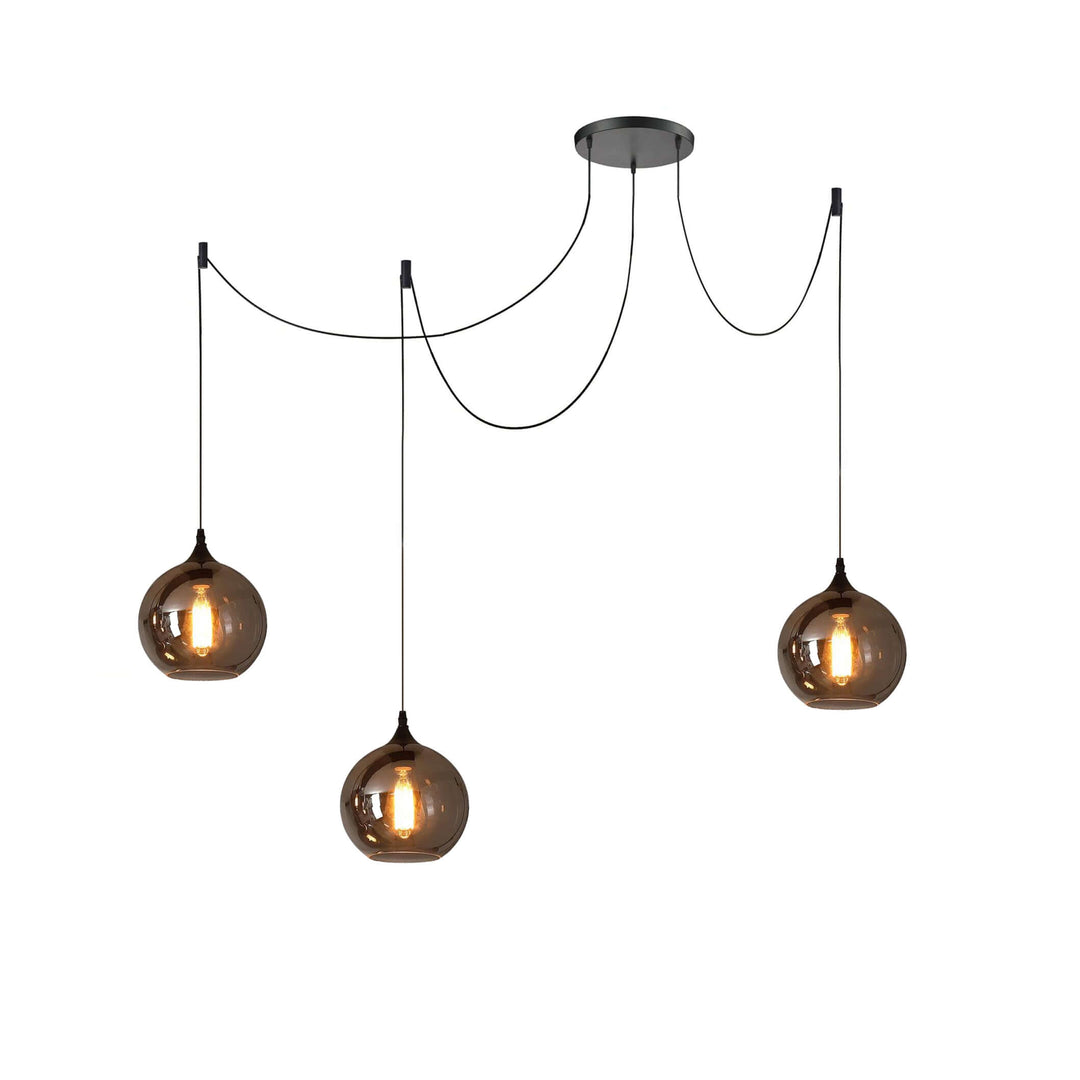 Moderne Glasflaske Pendellampe