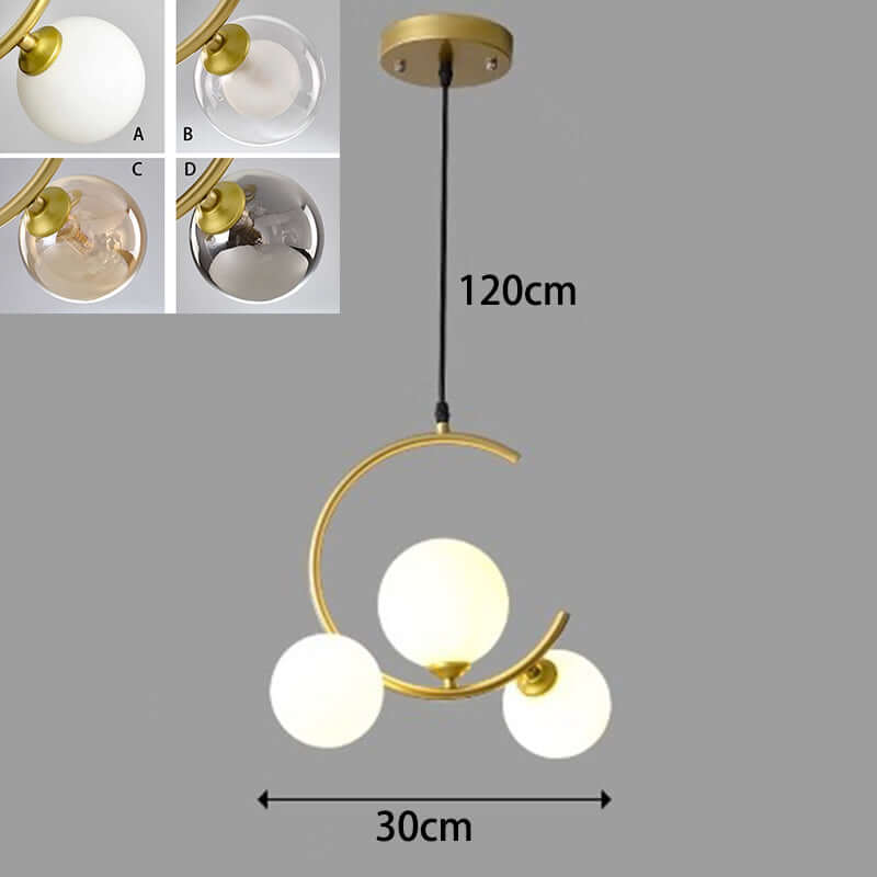Moderne LED-pendellampe til indretning