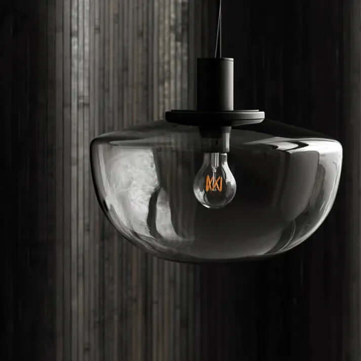 Moderne glas pendellampe
