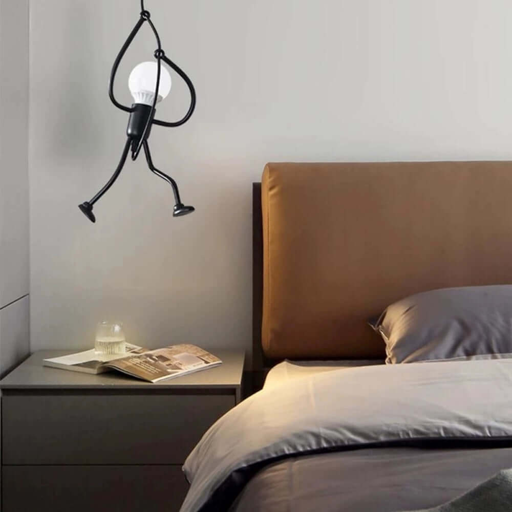Retro pendel lampe, geometrisk lampe, indretningslys