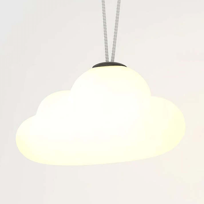 Udendørs LED-hængelampe med sky-design