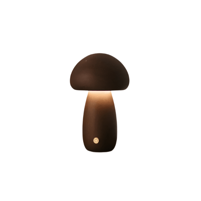 Genopladelig Svanepude Bordlampe i Træ