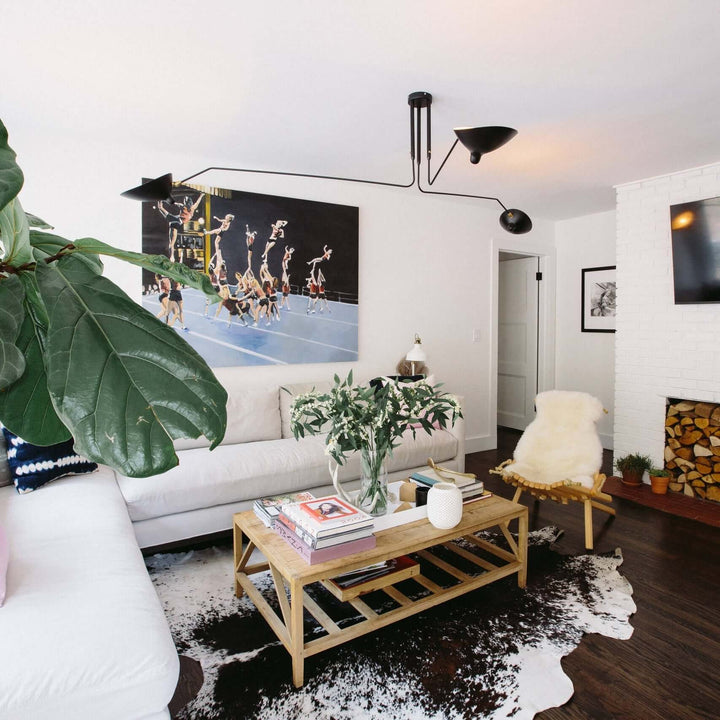 Moderni kattovalaisin säädettävillä varsilla